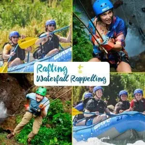 Rafting and Waterfall Rappelling tour at WAVE