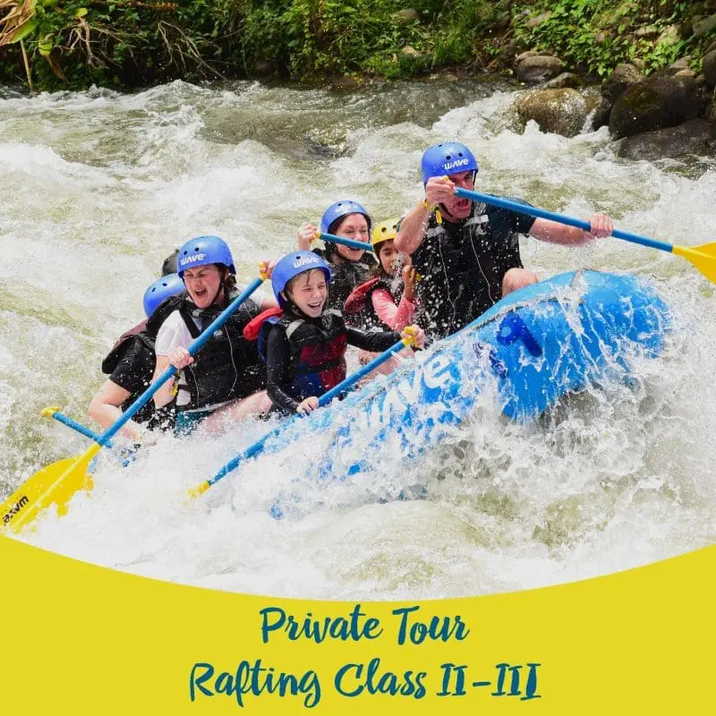 Private Rafting Class II - III at WAVE