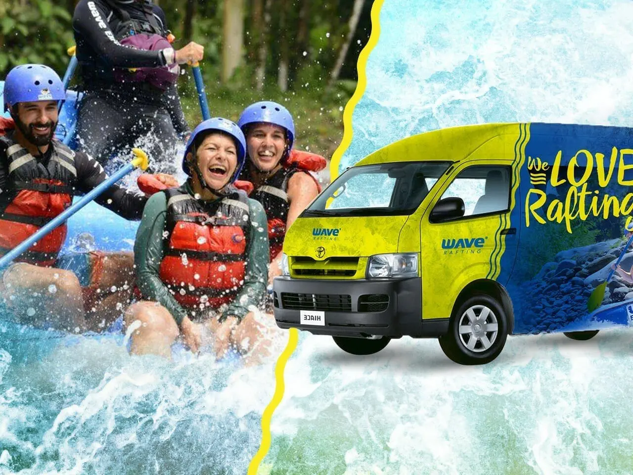 Rafting and adventure shuttles offered by WAVE expeditions