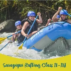 Sarapiqui Rafting Class II - III