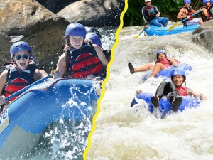 rafting class iiii and tubing class ii combo in arenal volcano